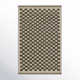 Azle Handmade Flatweave Wool Area Rug in Charcoal/Beige