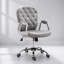 Fauteuil de bureau capitonné de luxe pour une maison et un bureau élégants, confort moelleux et design ergonomique