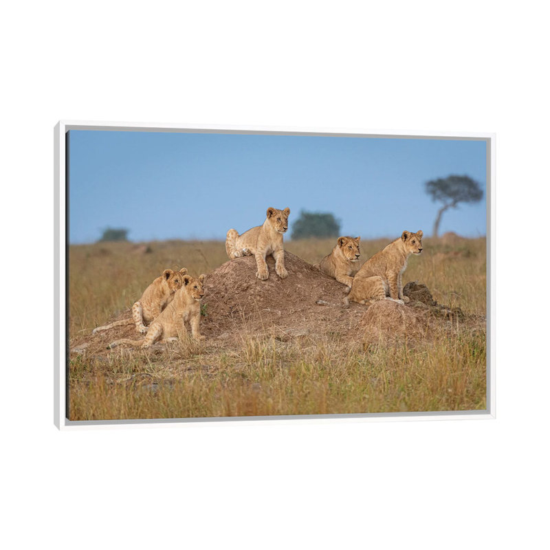 Awaiting Santa's Arrival by Jeffrey C. Sink - Floater Frame Print on Canvas