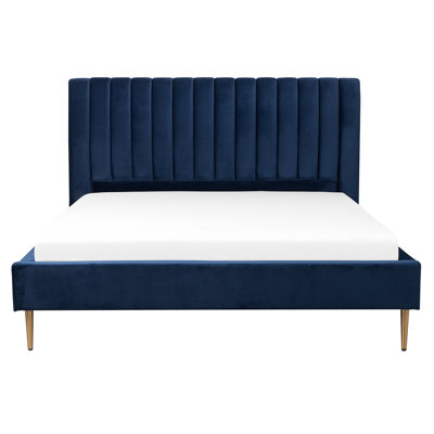 Julia Upholstered Velvet Bed