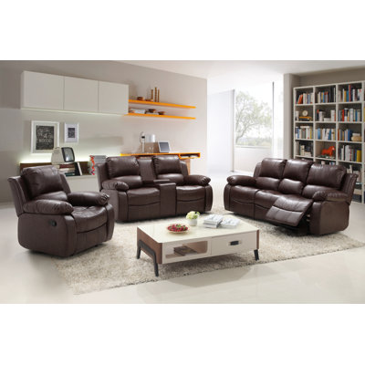 Kornegay 3 - Piece Faux Leather Living Room Set