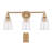 3 - Light Dimmable Bathroom Vanity Light