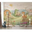 Adorable peinture murale à l'aquarelle pastel-734391751-734391773
