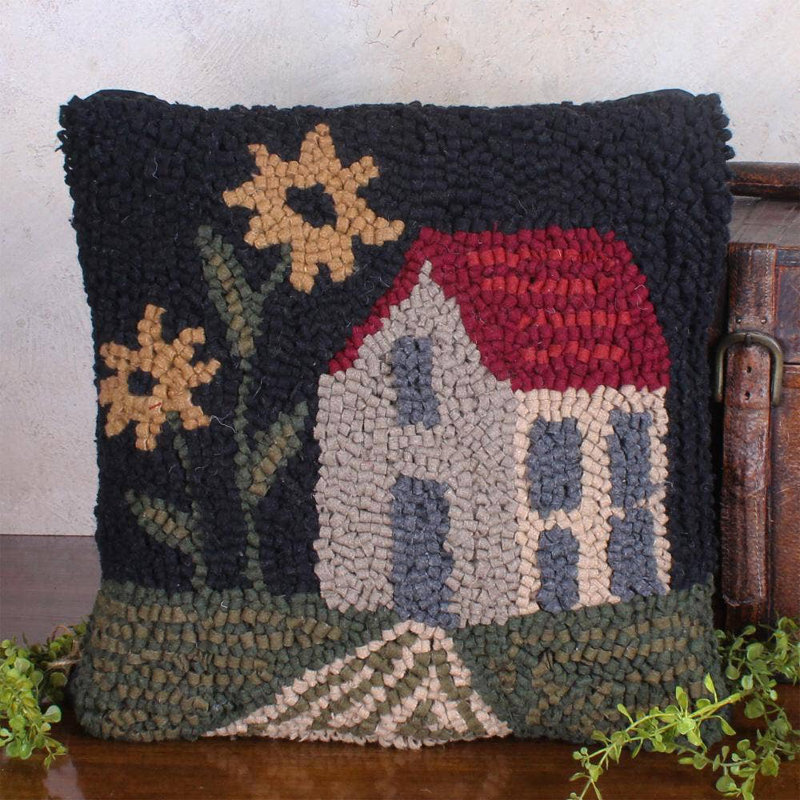 Home Comfort Hooked Pillow