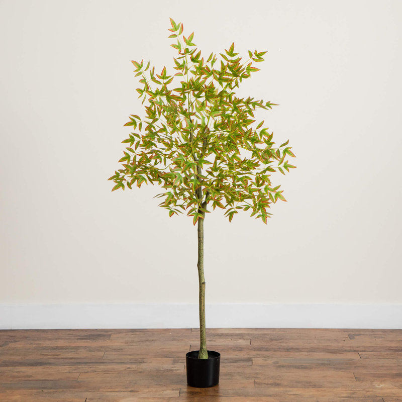 Autumn Nandina Artificial Fall Tree, 60" H x 28" W x 28" D