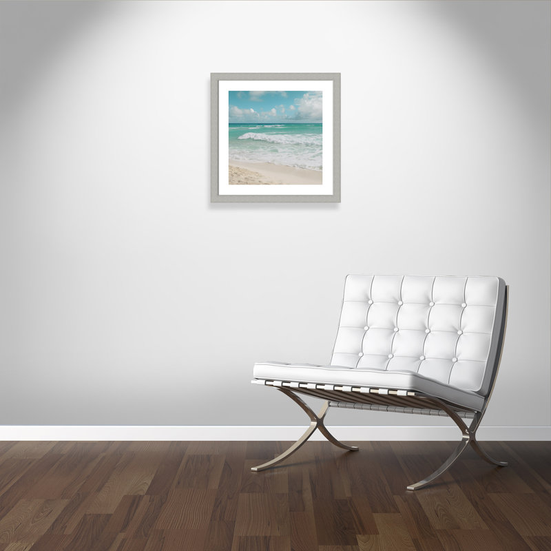 Fresh Waters - Photographie avec cadre photo, H 25 po x l 25 po x P 1,25 po, Argent brossé