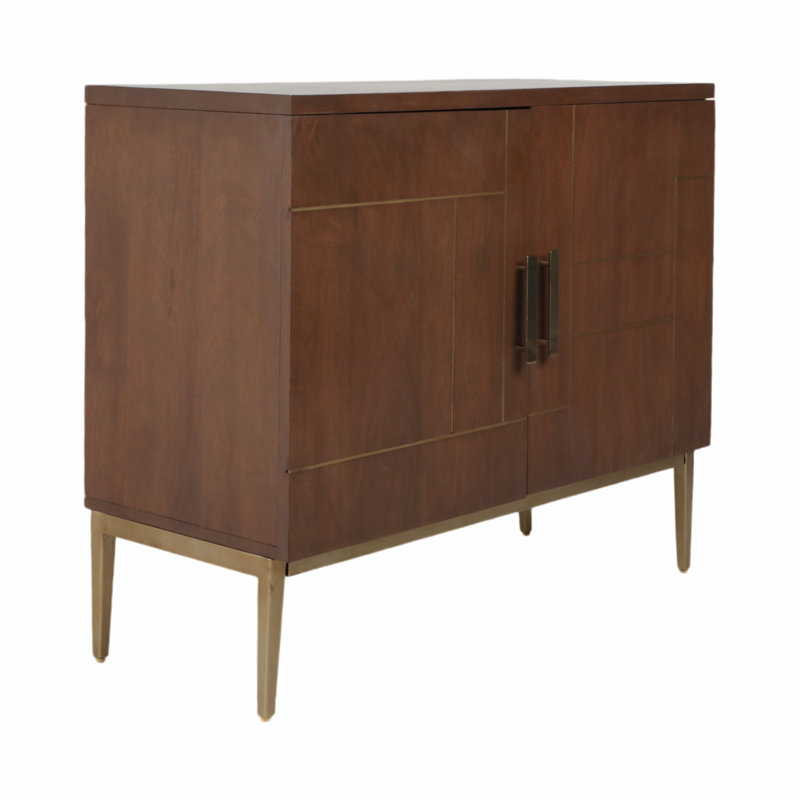 36" Hohl Wood Chest, Brown