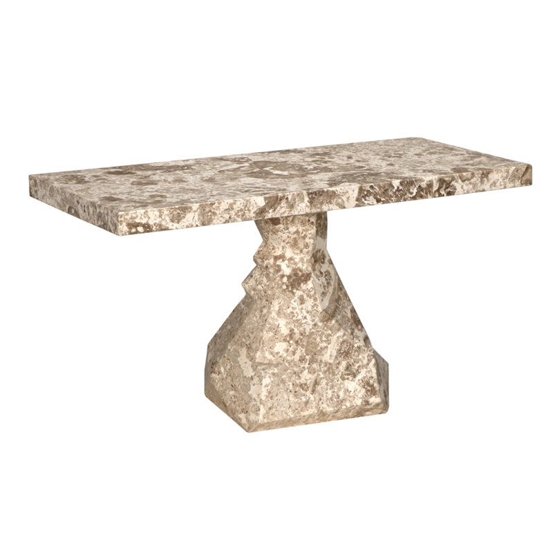 Tilden Console, Marble, White