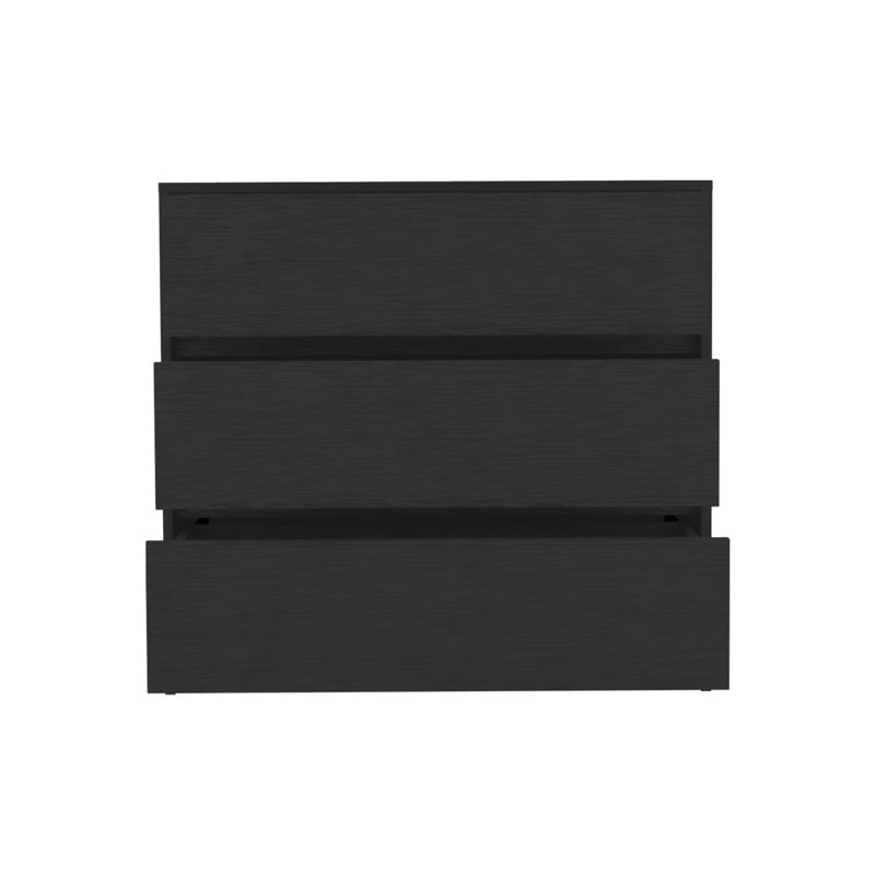 Commode 3 tiroirs 34 "noire