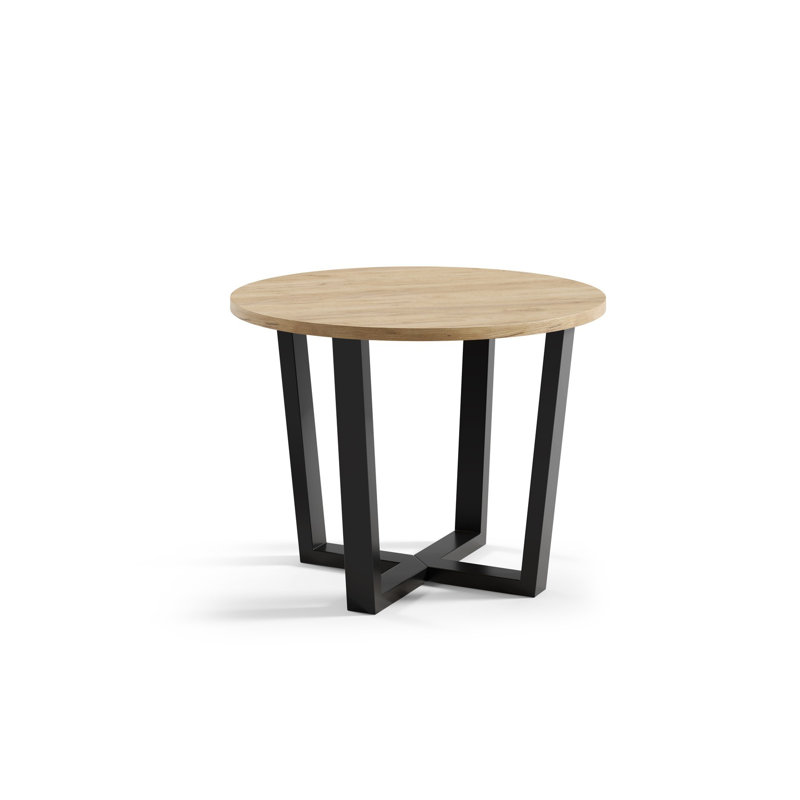 Adelard Round 140Cm Dining Table, 76cm H x 100cm L x 100cm W