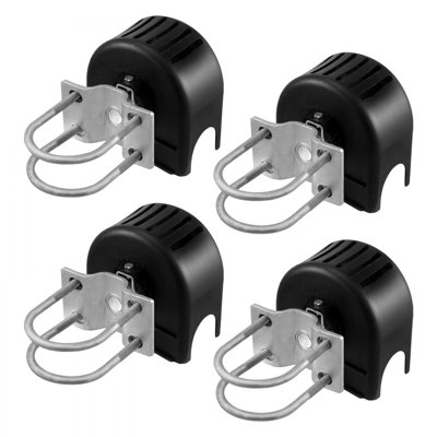 Sliding Gate Kit w/ U-Shaped Groove Track Wheels/Cover for Cantilever
