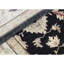 Zarbof Wool Oriental Area Rug in Black