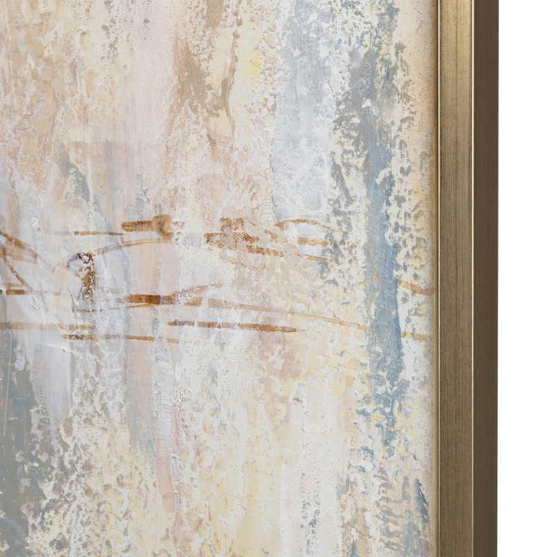 Solace Abstract Framed Canvas Wall Art