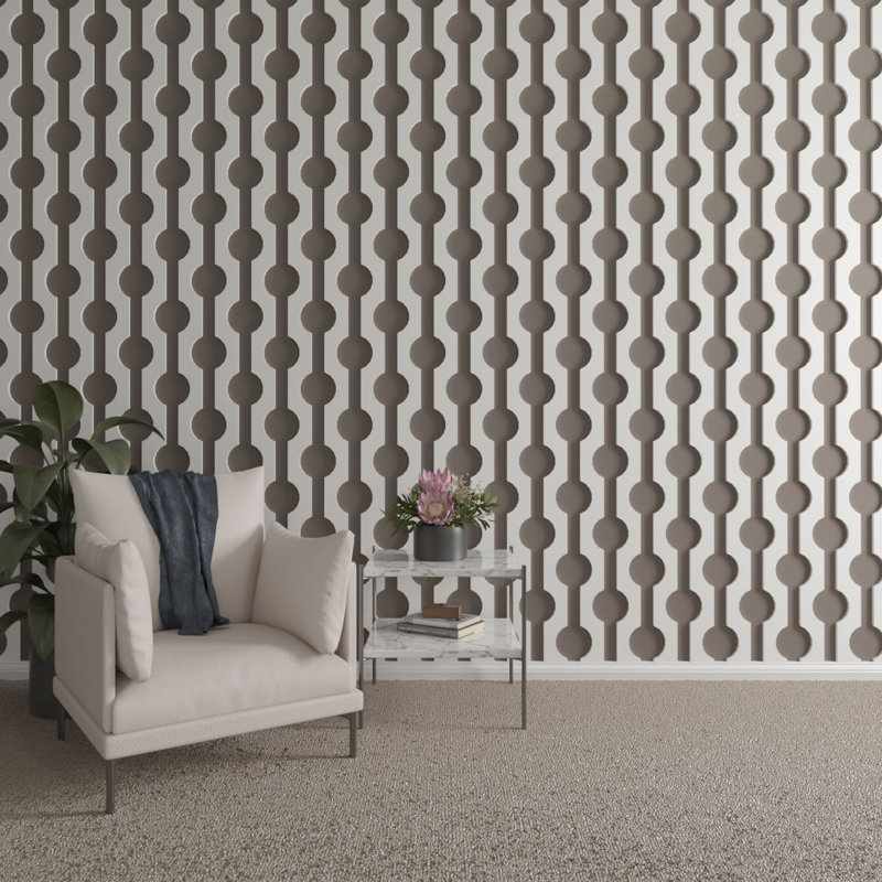 Pomeroy PVC Adjustable Decorative Slat Wall Panel Kit, 47" H x 3.87" W x 0.62" D