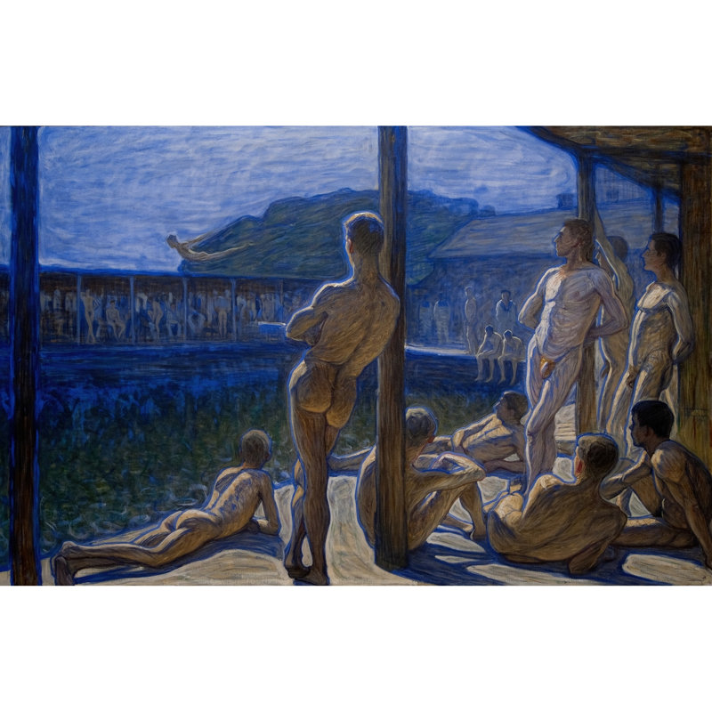 Naval Bathhouse (1907), H 17 po x l 24 po