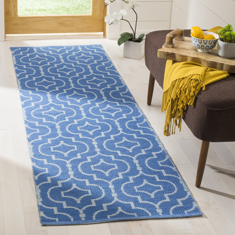 Rennie Hand Woven Cotton Geometric Rug