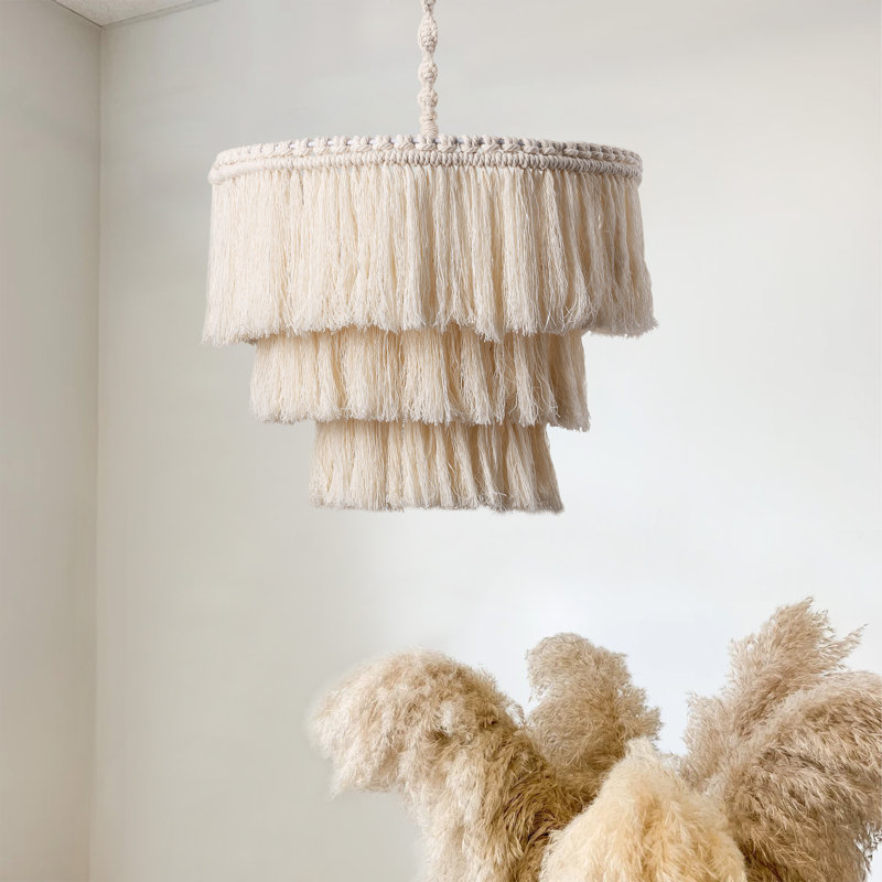1-Light Farmhouse Dimmable Pendant Light Fixture