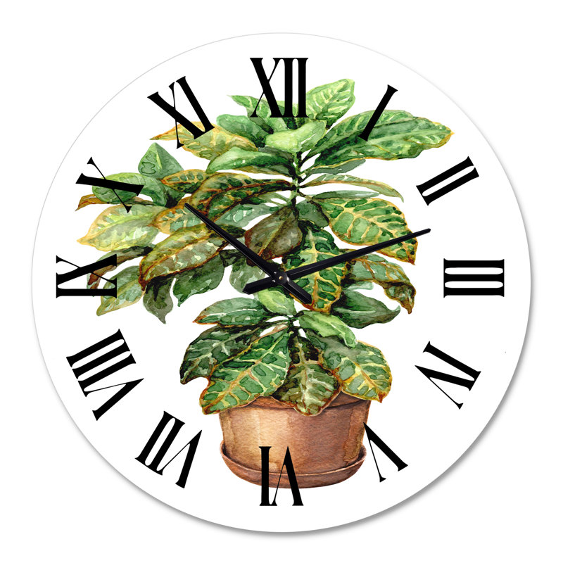 Horloge murale traditionnelle Croton In Clay, Grand