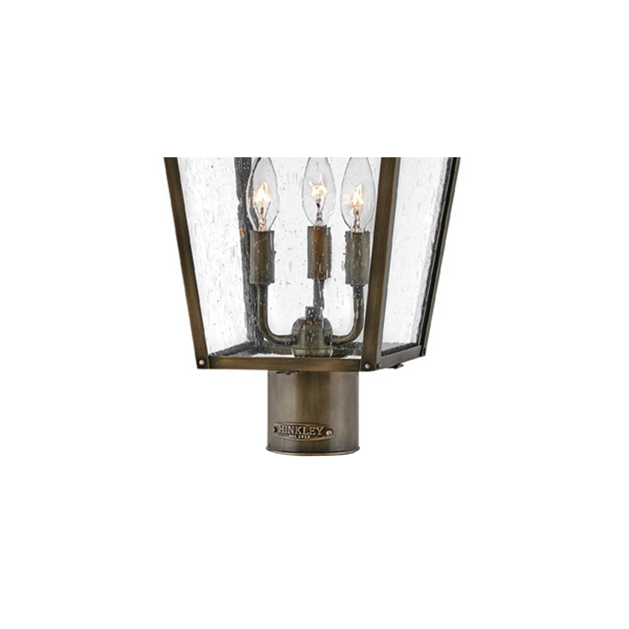 Huntersfield 20.75" H Hardwired Lantern Head, Burnished Bronze
