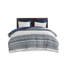 Housse de couette 3 pièces, coton avec capitonnage en chenille, touche délicate, motif, atmosphère lavable à la machine, imprimé-120218535-120218538