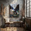 Toile, Aigle chauve majestueux en vol-1468901225
