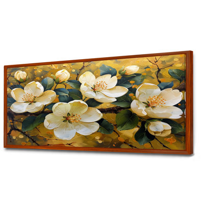 Yellow Apple Blossom Blooming Paradise II - Apple Blossom Wall Art