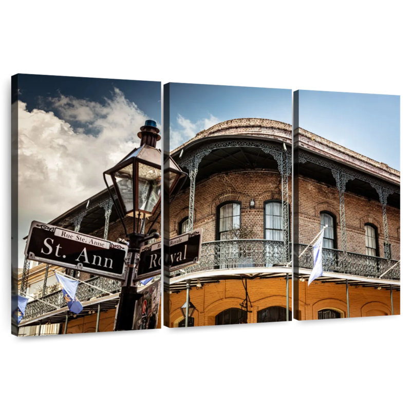 Nicci New Orleans Street Corner, H 32 po x l 50 po