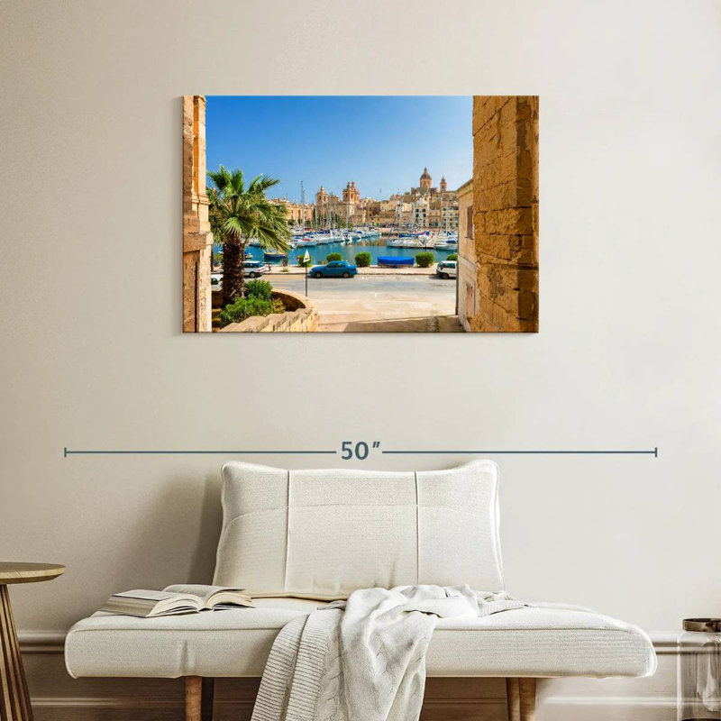 Gillard Street à Senglea Marina, H 24 po x l 36 po