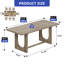 Grande table de salle à manger 70,8 "x 31,5" Classic