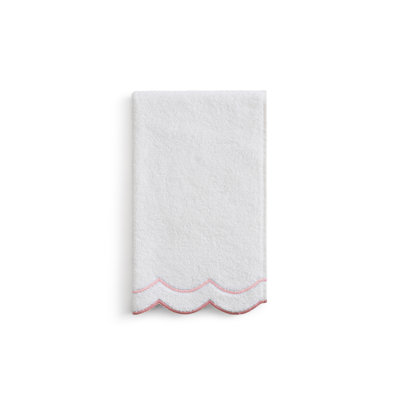 Peri Home Scallop Cotton Hand Towel