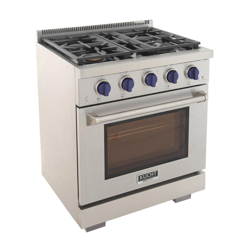 Kucht 30'' W Free Standing Range, Liquid Propane