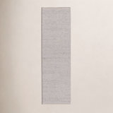 Lamanda Indoor/ Outdoor Solid Light Gray/ Ivory Area Rug