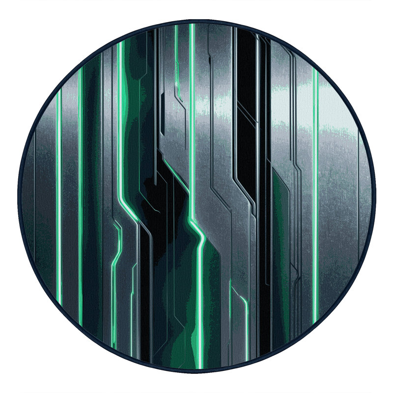Intergalactic Drift Rug, Round 4'