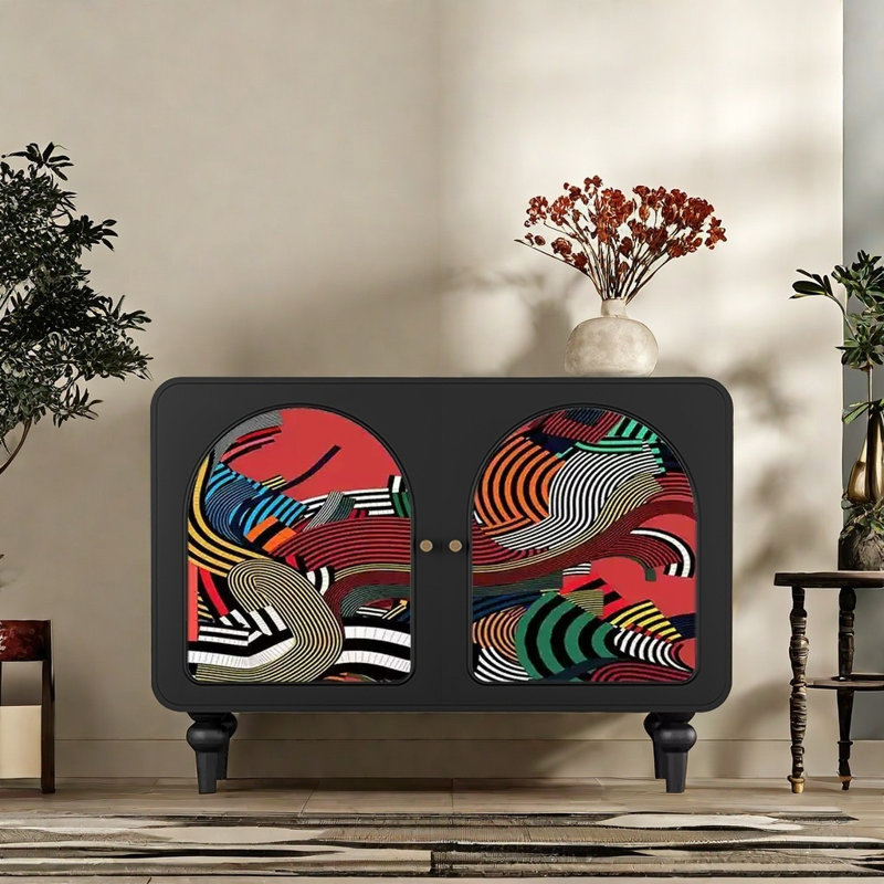 Modern Retro Accent Cabinet