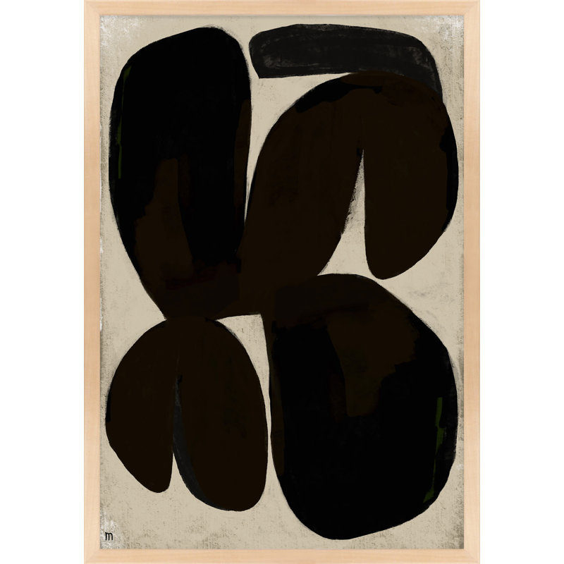 Untitled Print by Studiom, 20" H x 14" W x 1.25" D, Maple