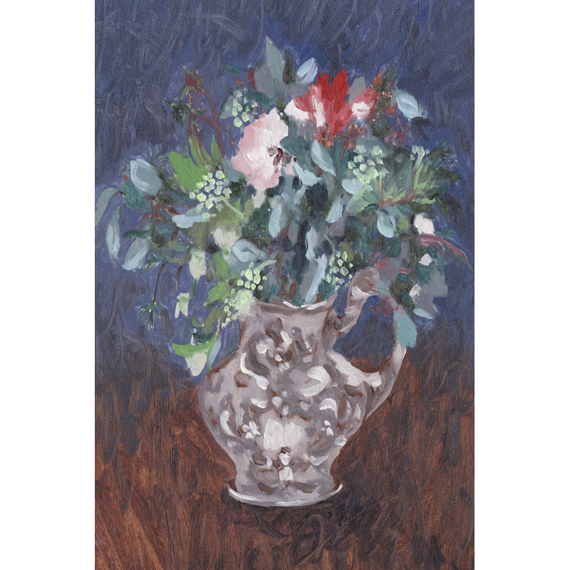 Night Bouquet I by Melissa Wang - Painting, 122cm H x 81cm W, Wrapped Canvas