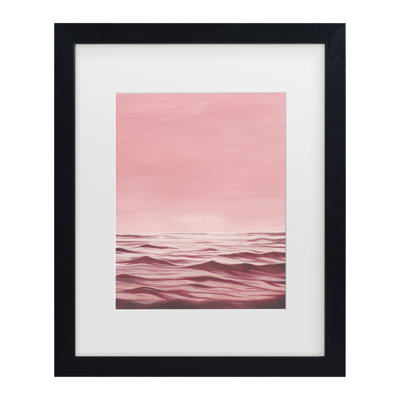 «Grace Popp Playa Rosa II», art encadré mat