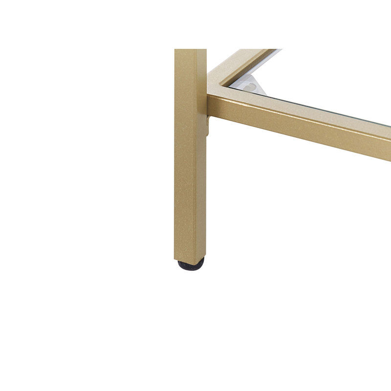 Northfleet 100cm Glass Top Console Table