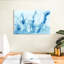 Marbre Alvord bleu abstrait-107680670