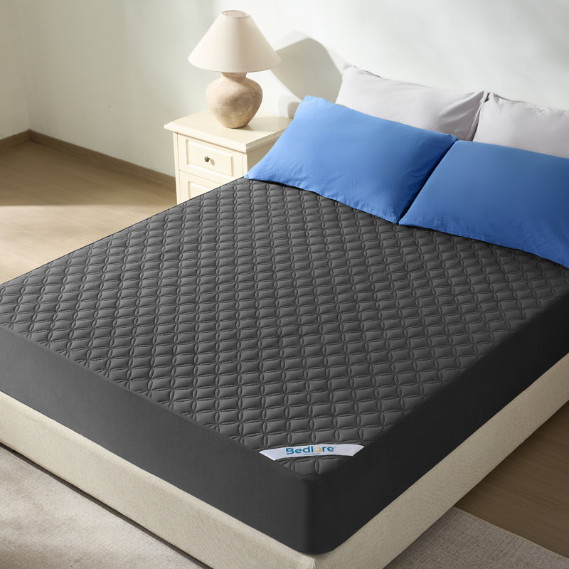 BEDLORE® (Set of 2) Noiseless Waterproof Mattress Protector, Hypoallergenic Quilted Washable Mattress Cover, Breathable Mattress Pad With 6-18'' Deep Pocket