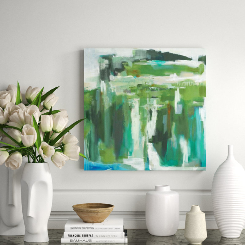 Verdalee Print by Sara Brown, 54" H x 54" W x 1.5" D, Image Brush Gel