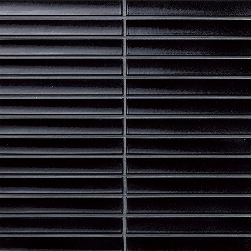 Yuki Border Singular Tile, Black