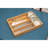 Bamboo Rect 5-Sectional Cutlery Tray