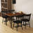 Dining Table Set Mid Century Modern Small Saving Space Dining Table Set-130975371-130975368