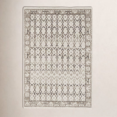 Lennex Hand-Knotted Geometric Wool Rug