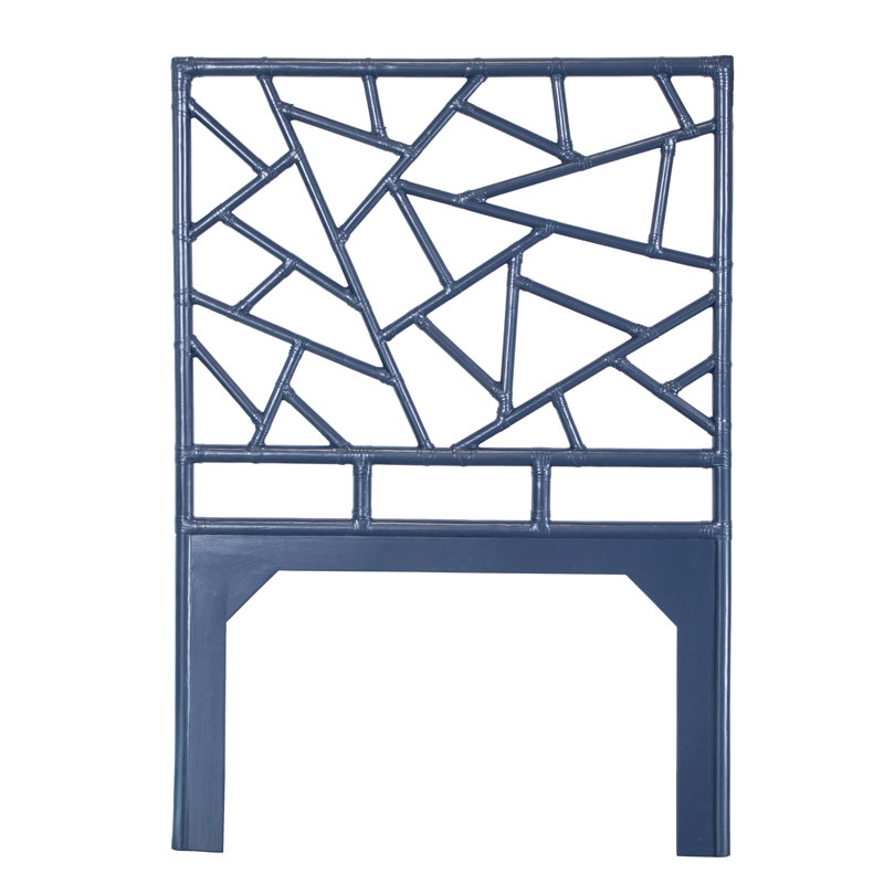Tiffany Collection Open-Frame Headboard, Navy Blue, Twin