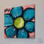« love blue fleur » par tori campisi, reproduction d’art sur toile tendue-17695906