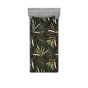 Vert olive foncé, jaune / floral