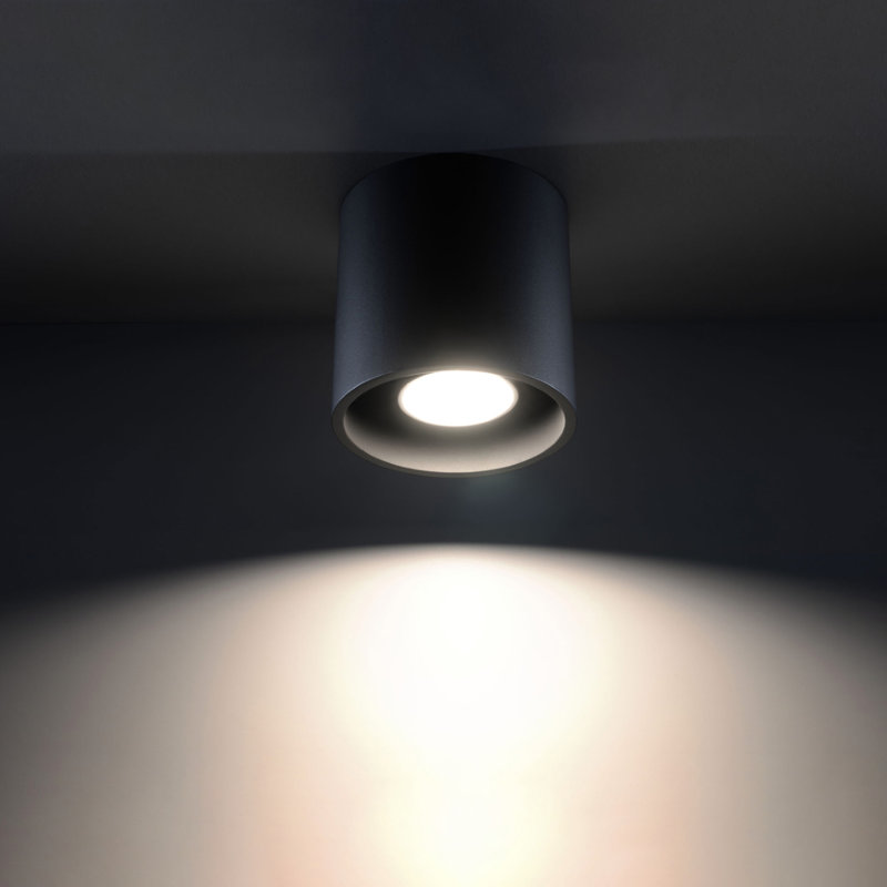 Anzio Flush Mount, Black