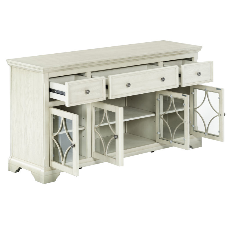 Commode 4 tiroirs Jessica, Cream